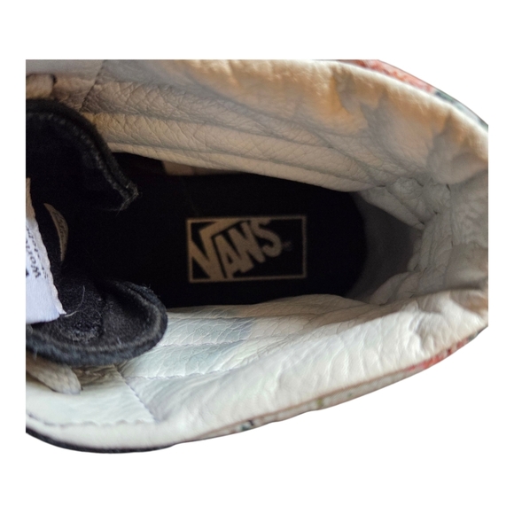 Vans Womans Sk8-hi Sneakers Wirh Quilted Floral And Suede Paneling Size 7.5 - Picture 6 of 10